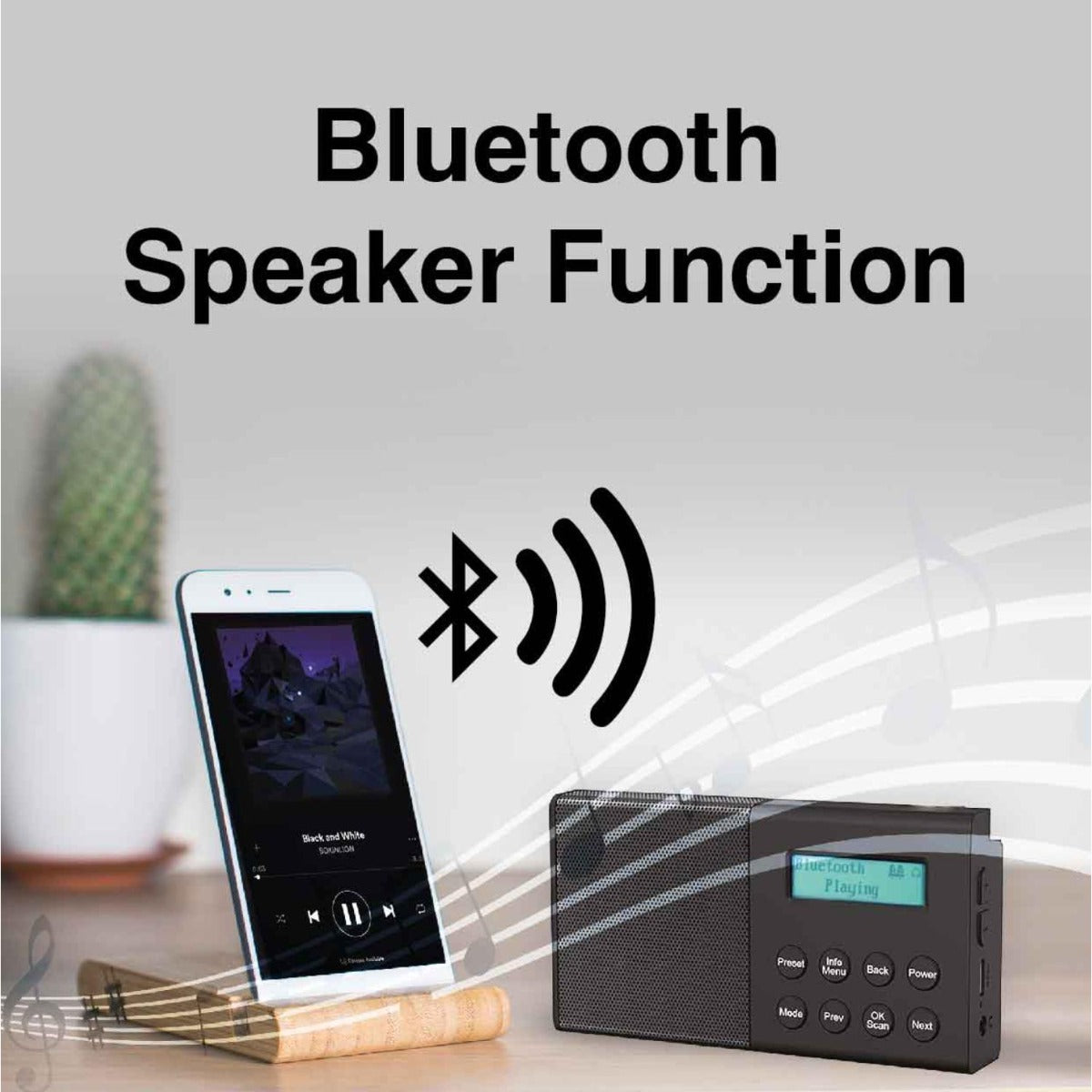 Laser - Bluetooth DAB Radio with FM - Wholesales Supply