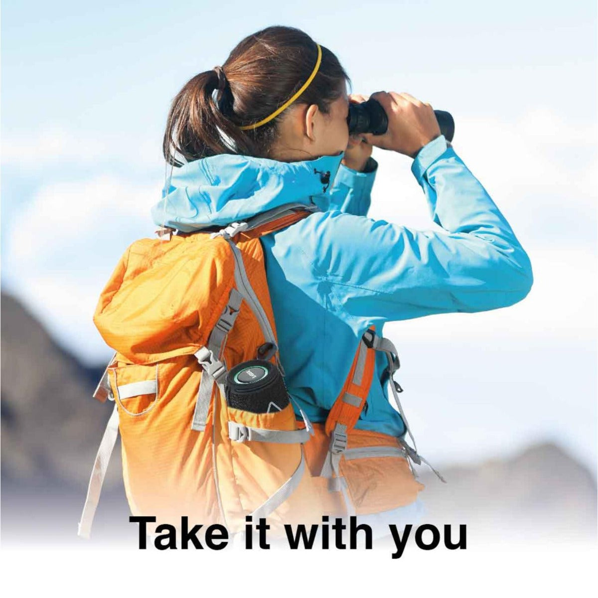 Laser - Portable Fabric Bluetooth speaker Max - Black - Wholesales Supply