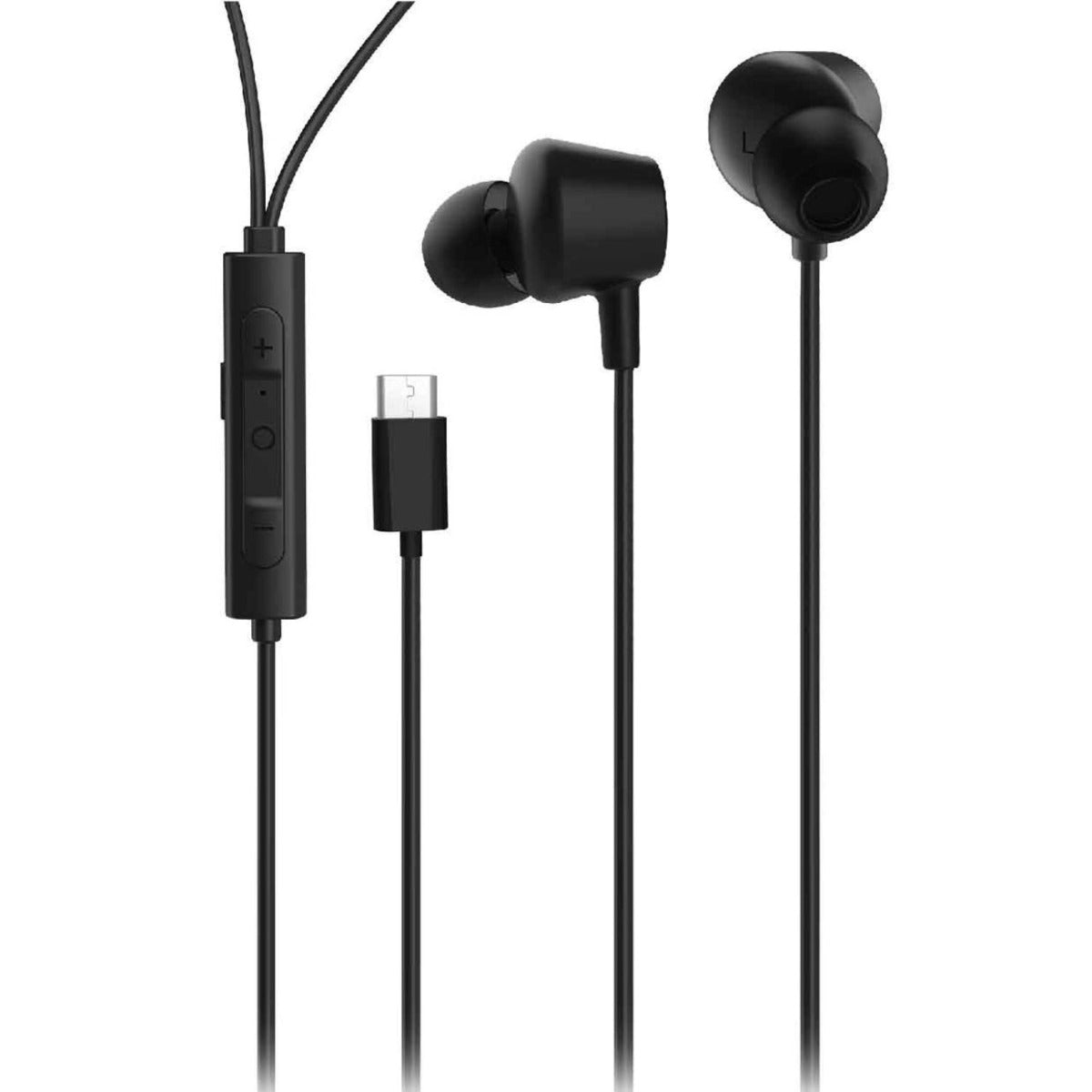 Laser - USB C In Ear ANC Earphone - Black - Wholesales Supply