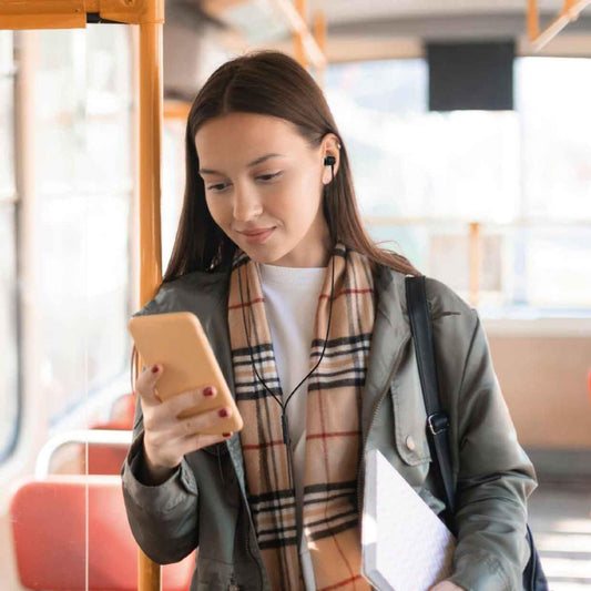 Laser - USB C In Ear ANC Earphone - Black - Wholesales Supply