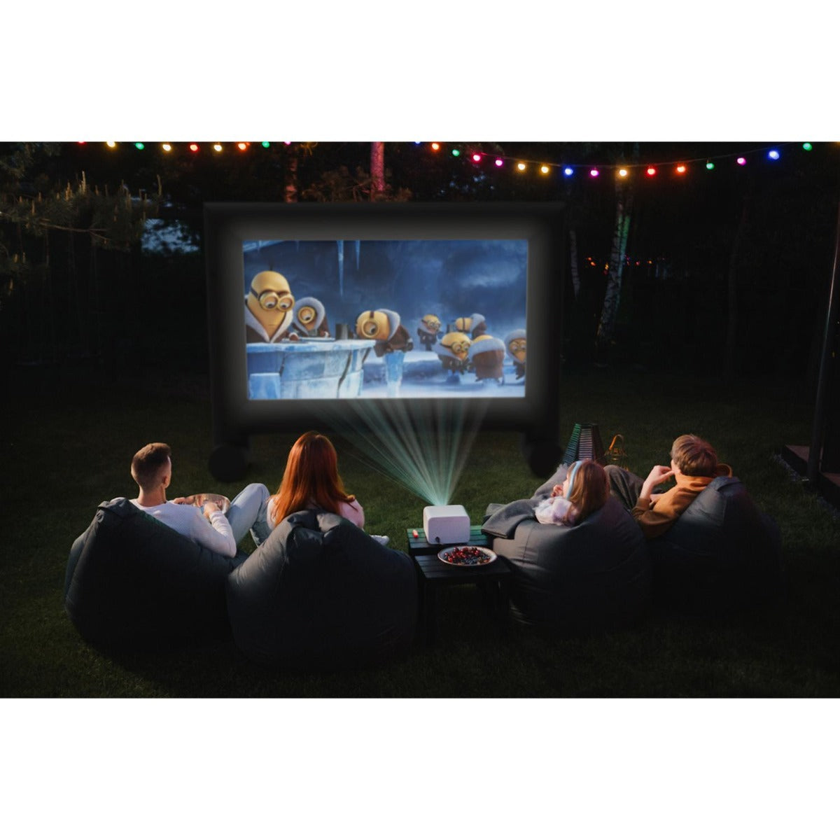 Laser - Outdoor Cinema Bundle - Full HD Projector, 144" Screen & Soundbar - Wholesales Supply