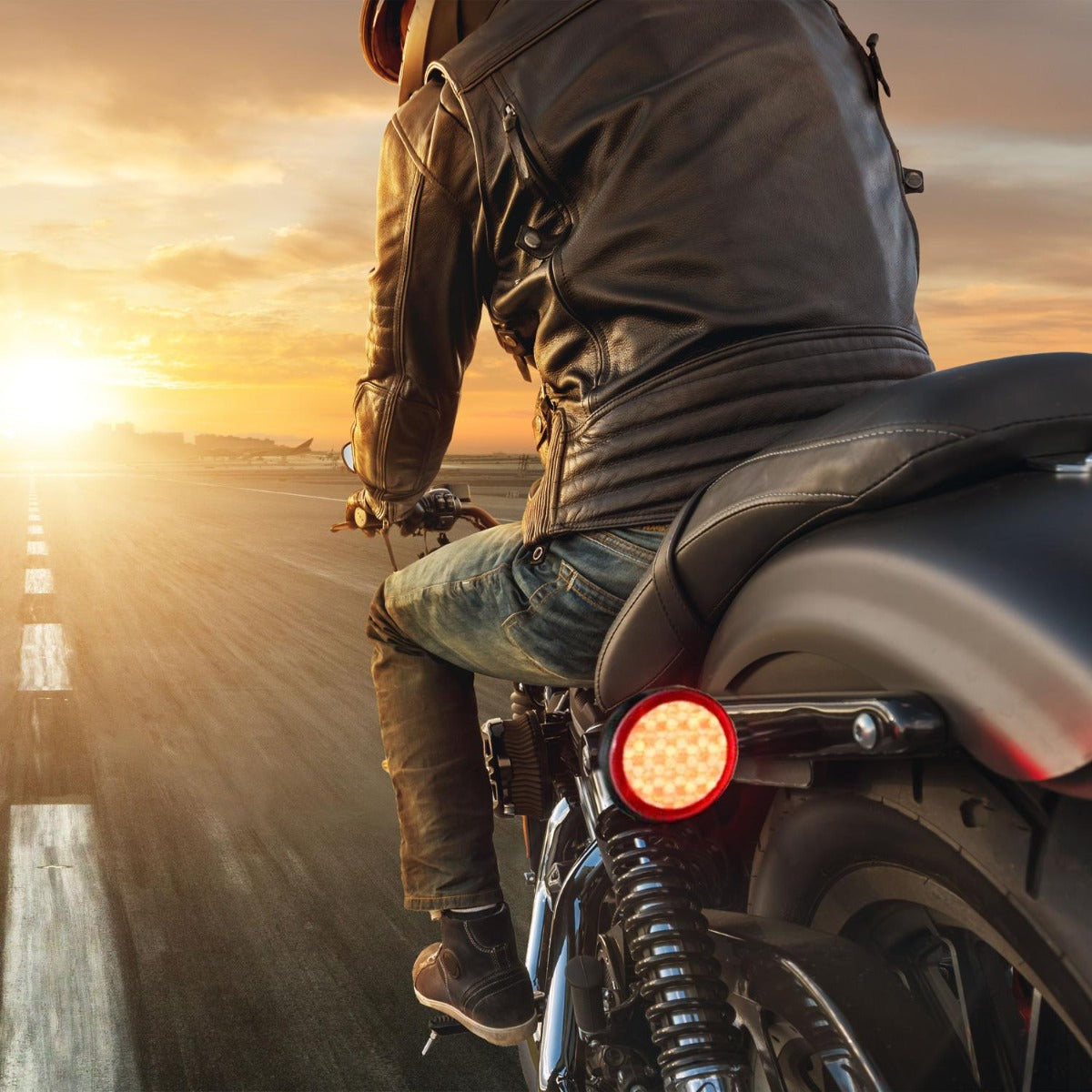 Laser - Round Red reflector Smart tag - Wholesales Supply