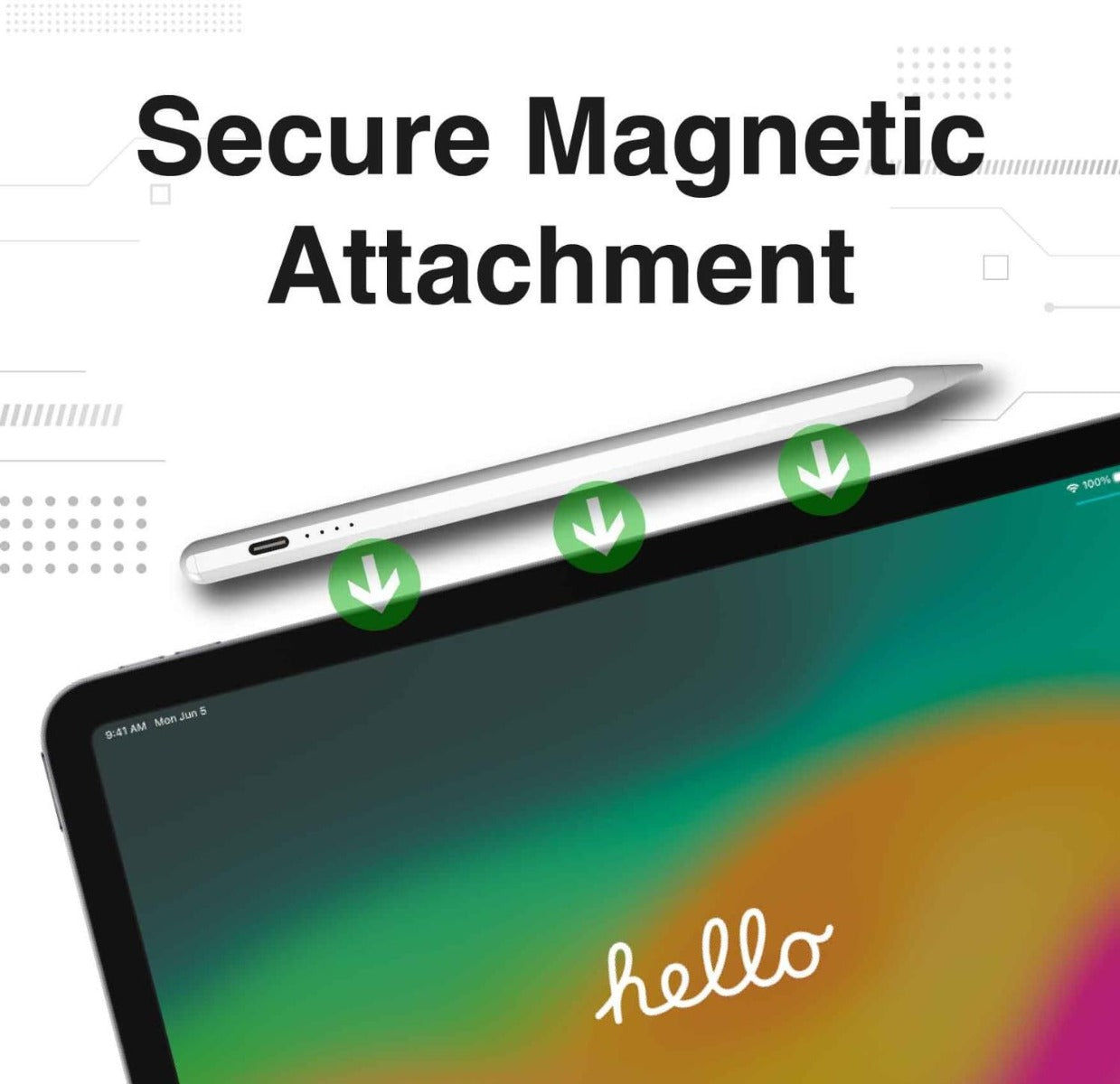 Laser - Active Stylus for iPad - White - Wholesales Supply