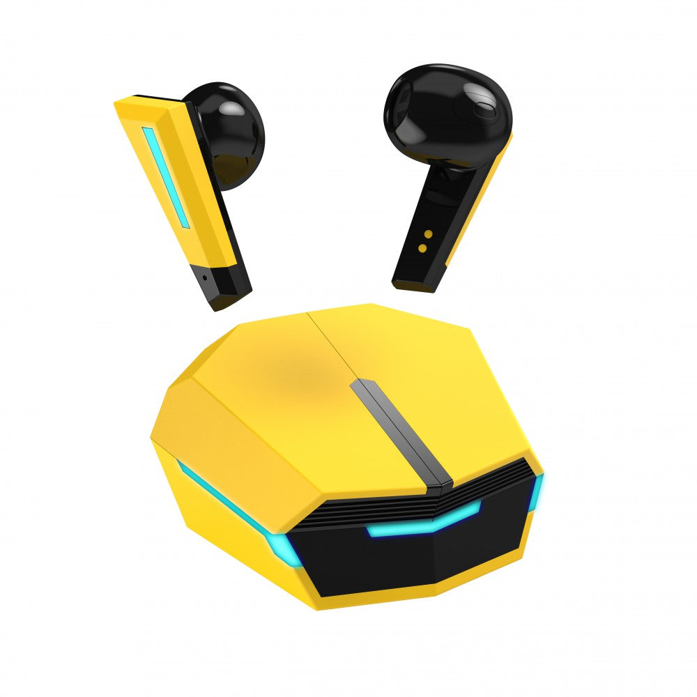 Laser Kids TWS Gaming Earphone Pro-Yellow - Wholesales Supply
