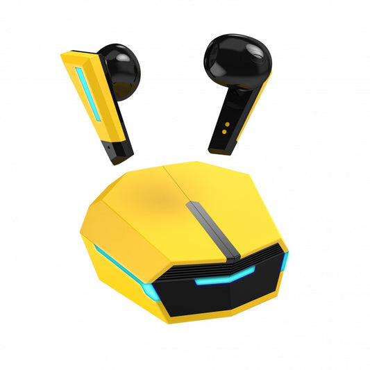 Laser Kids TWS Gaming Earphone Pro-Yellow - Wholesales Supply