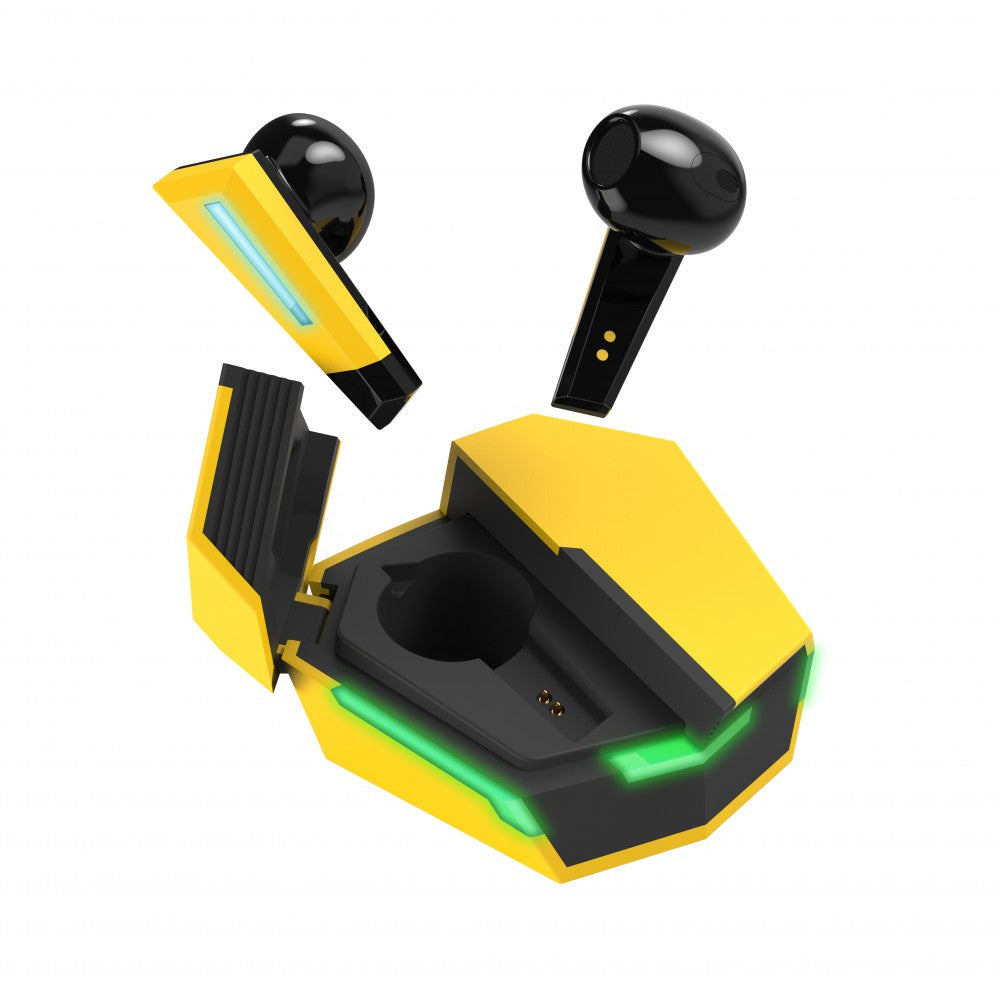 Laser Kids TWS Gaming Earphone Pro-Yellow - Wholesales Supply