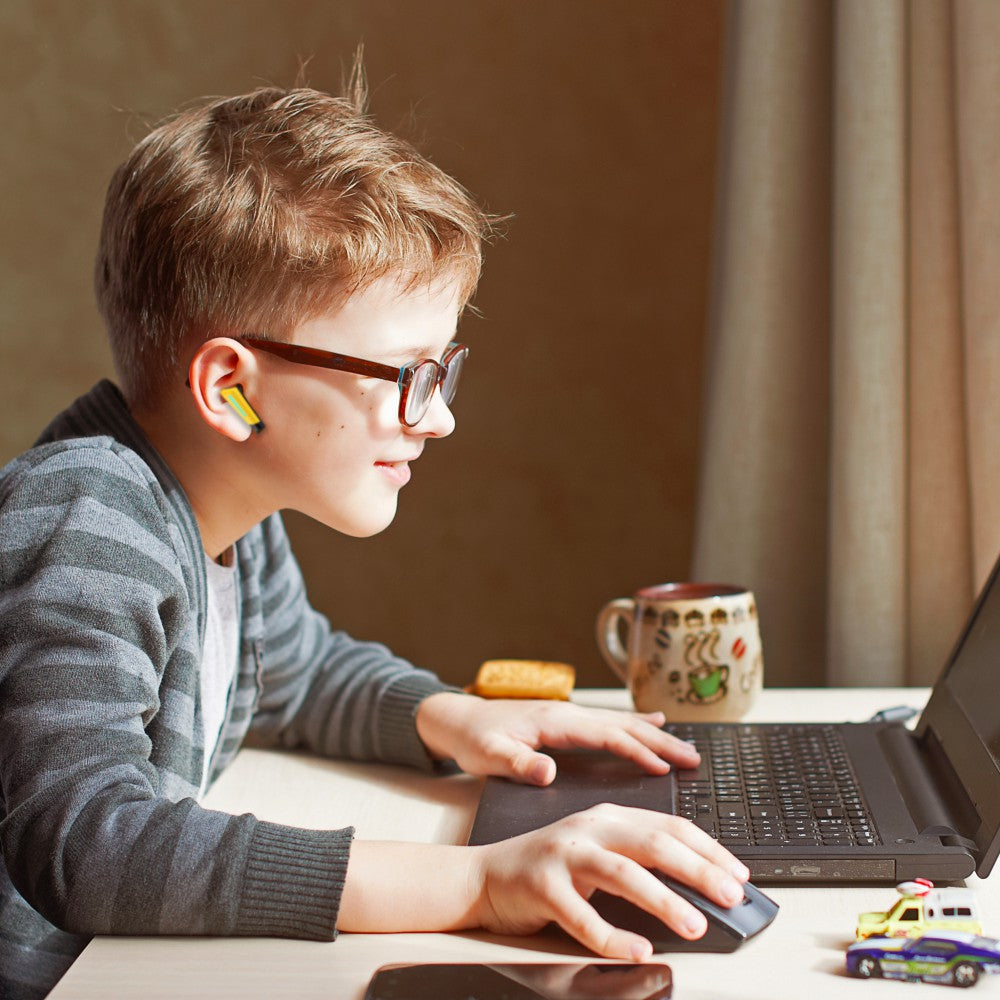 Laser Kids TWS Gaming Earphone Pro-Yellow - Wholesales Supply