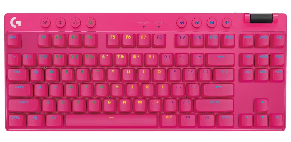 Logitech G Pro X 2 TKL LIGHTSPEED Gaming Keyboard - Magenta - Wholesales Supply