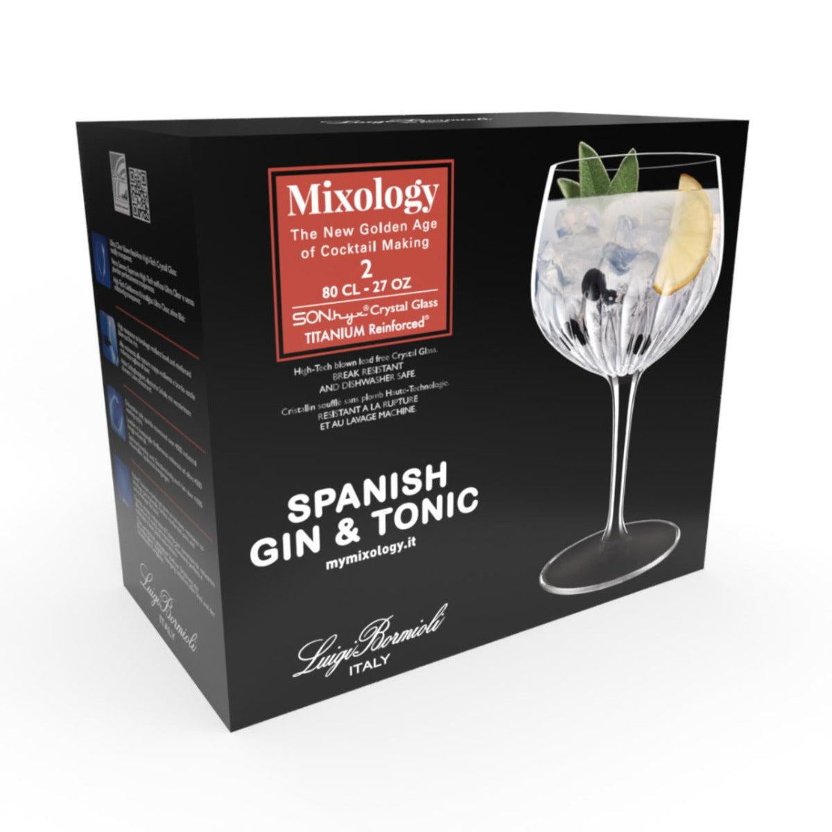 Luigi Bormioli - Spanish G&T 800ml Glass Set - 2 Pack - Wholesales Supply