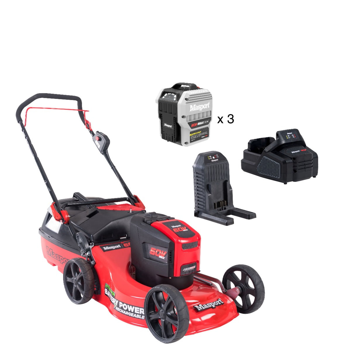 Masport - 60V ST 18" 2.5AH Mower Kit - Wholesales Supply