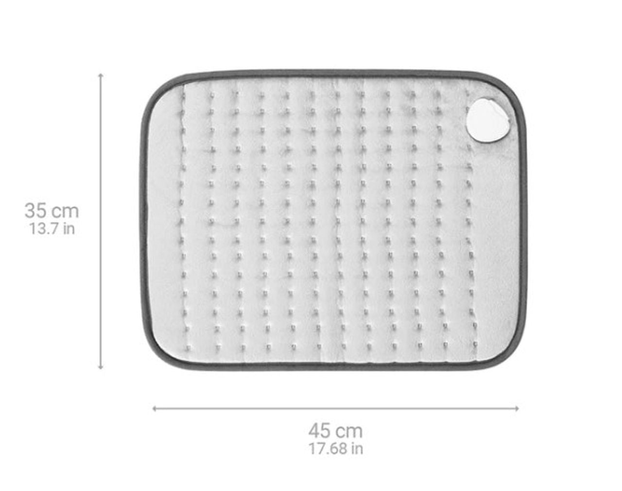 Medisana XL Electric Heating Pad With Overheat Protection - Grey - Wholesales Supply