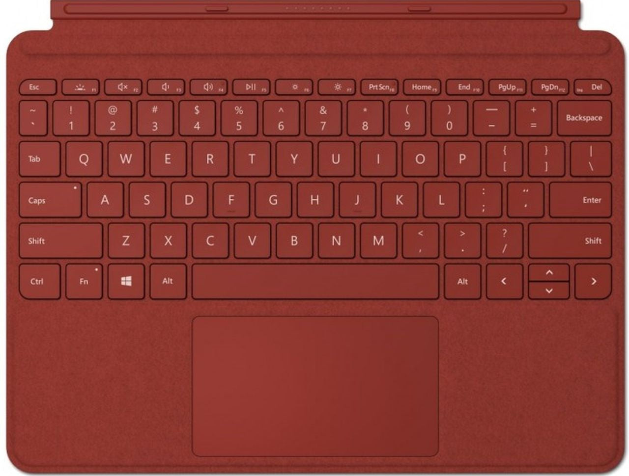 Microsoft - Surface Go Signature Type Cover - Poppy Red (2020) - Wholesales Supply