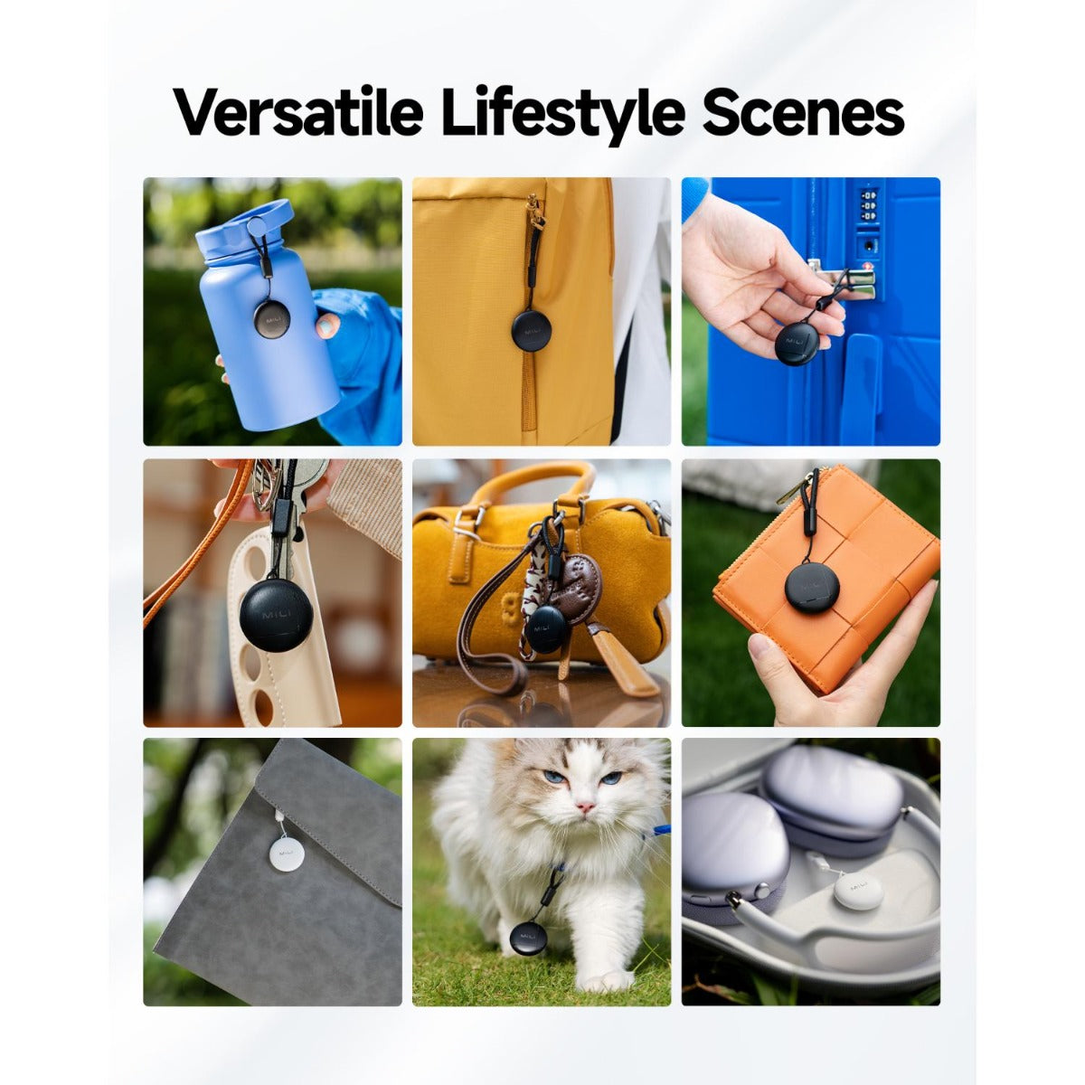 Mili - LiTag Dual-system Lanyard Black - 4 Pack - Wholesales Supply