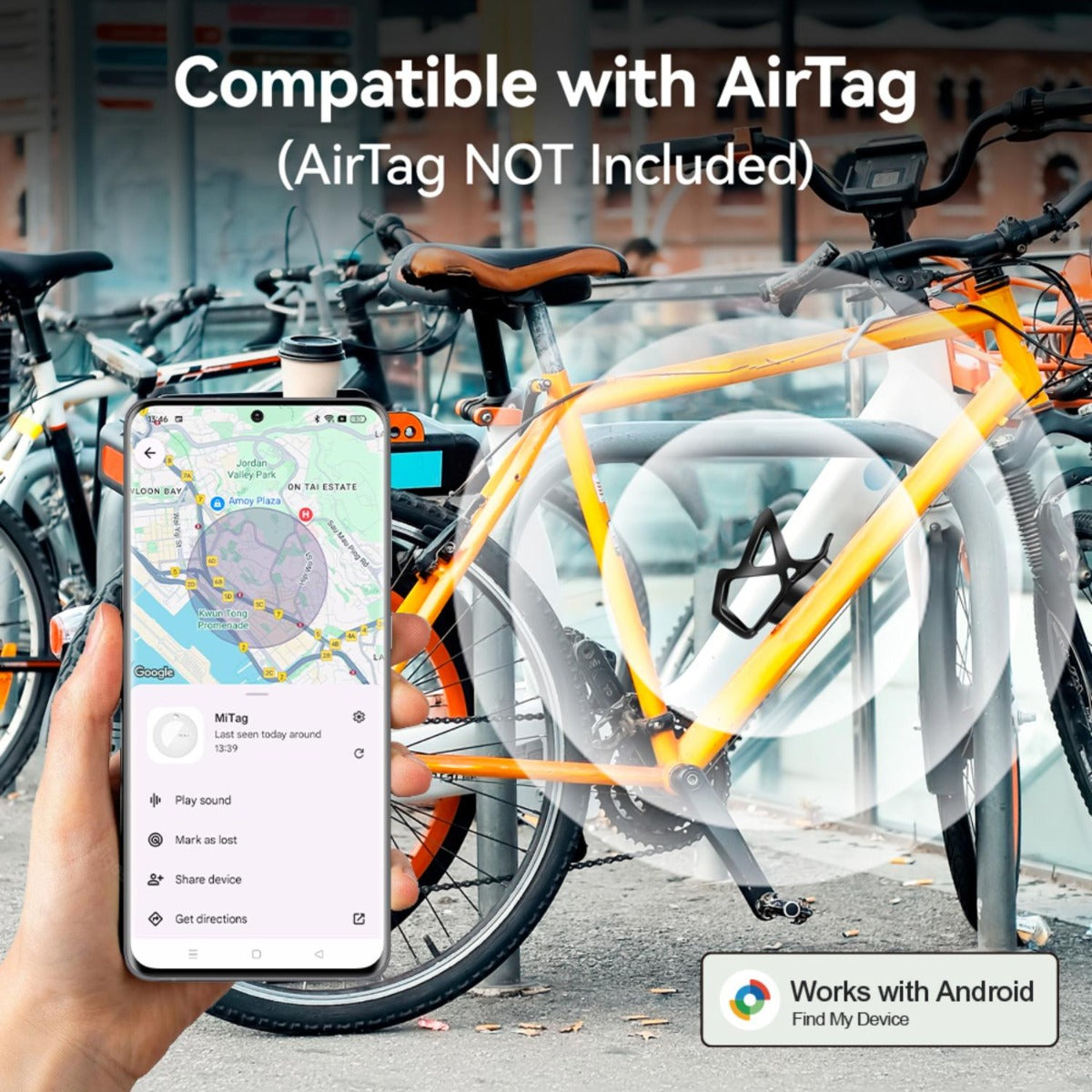 Mili - MiTag Bicycle Bottle Holder - Black - Wholesales Supply