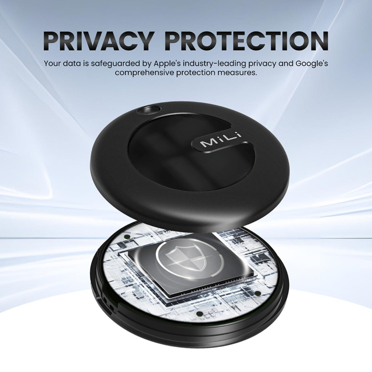 Mili - MiTag Duo Keyring Black - 1 Pack - Wholesales Supply