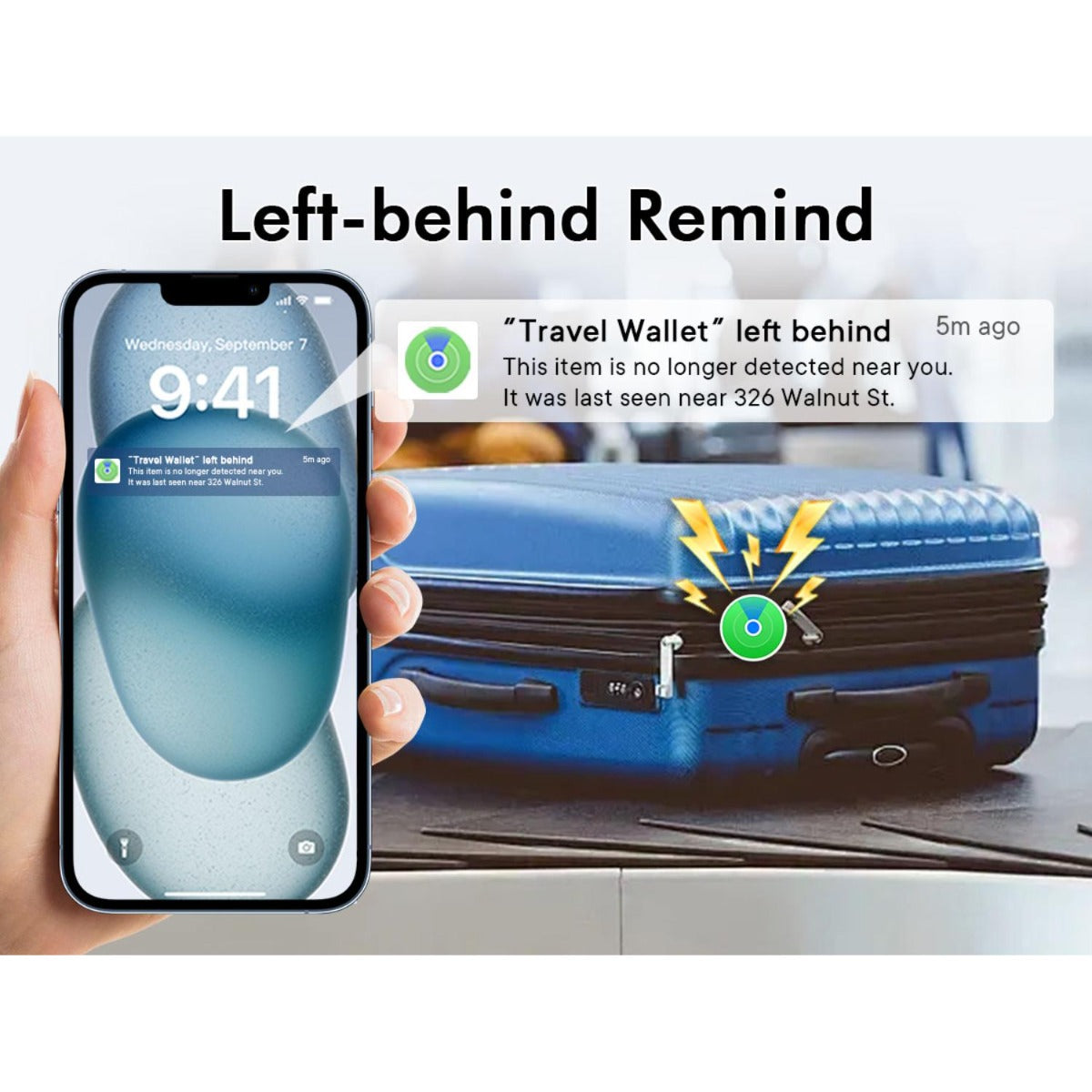 Mili - MiTag Travel Wallet - White - Wholesales Supply