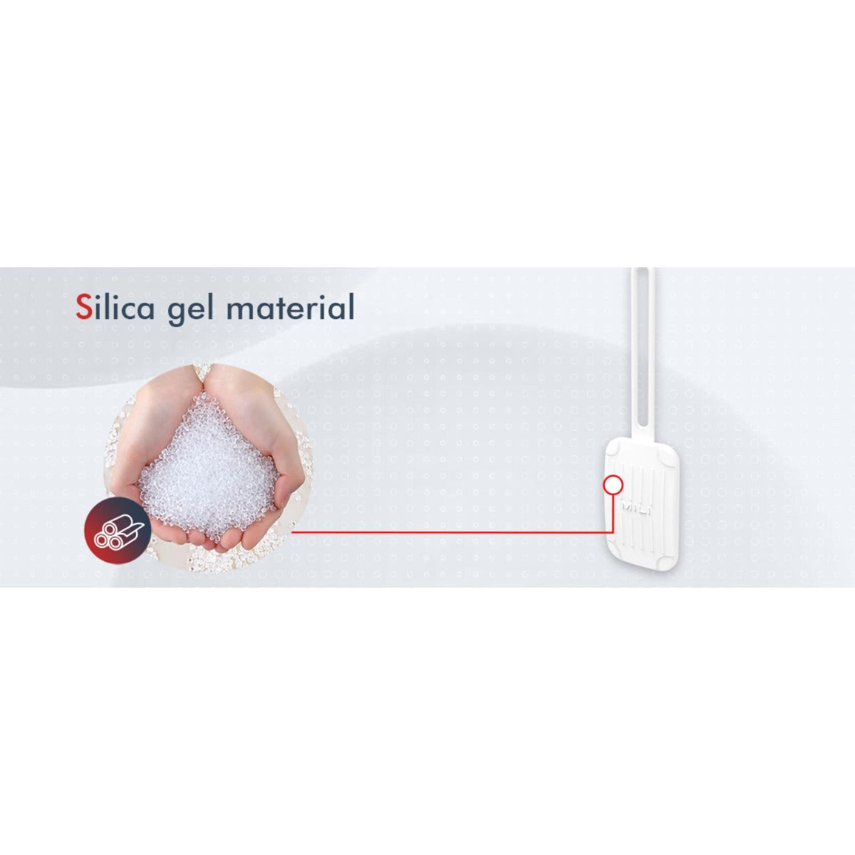 Mili - MiTag with Luggage Tag - White - Wholesales Supply