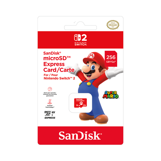 Nintendo - SanDisk microSD Express Card 256GB for Nintendo Switch 2 - Wholesales Supply