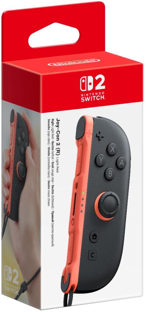Nintendo - Joy-Con 2 (R) Light Red - Wholesales Supply