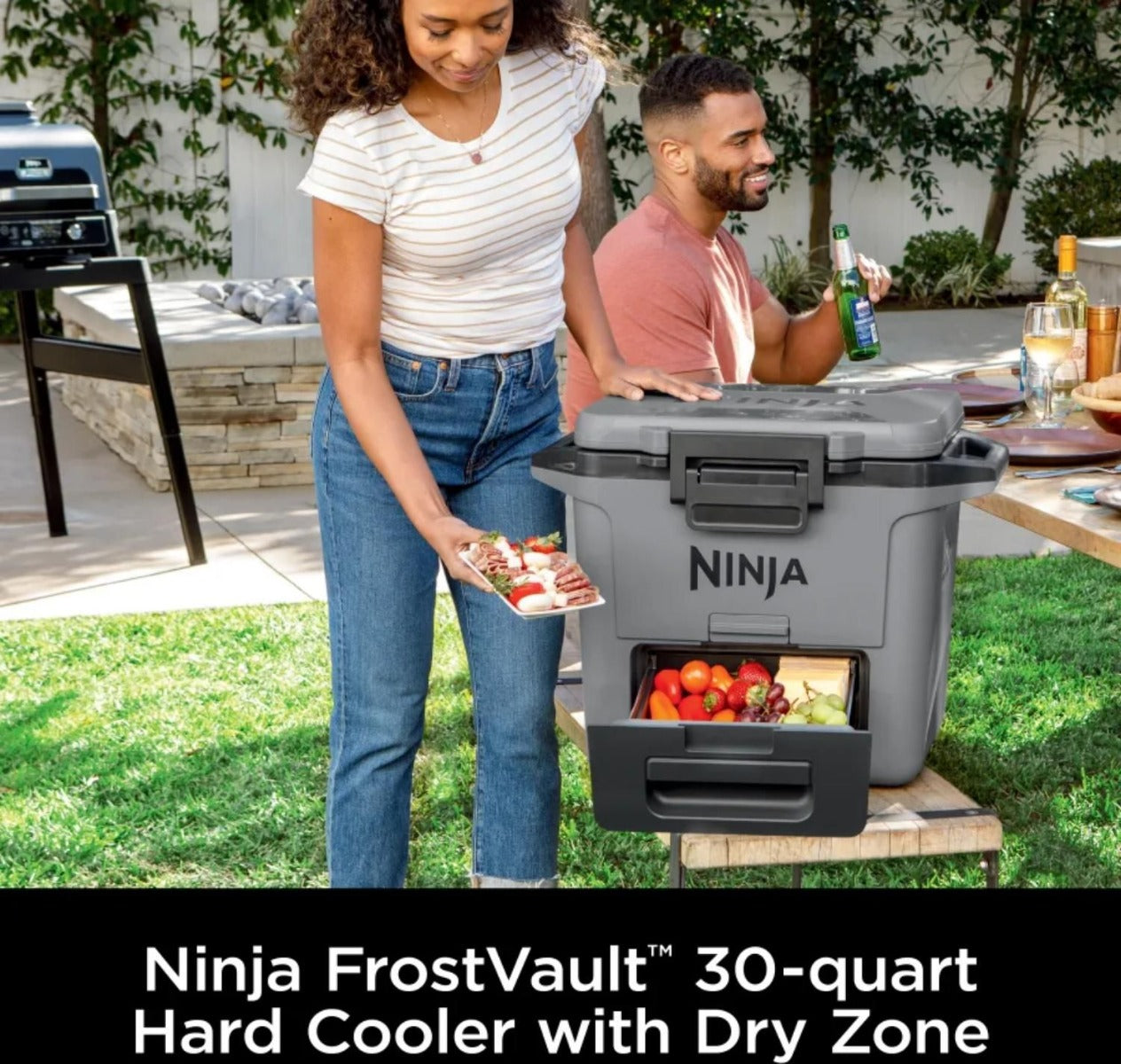 Ninja - Frostvault 28L Cooler Slate - Grey - Wholesales Supply