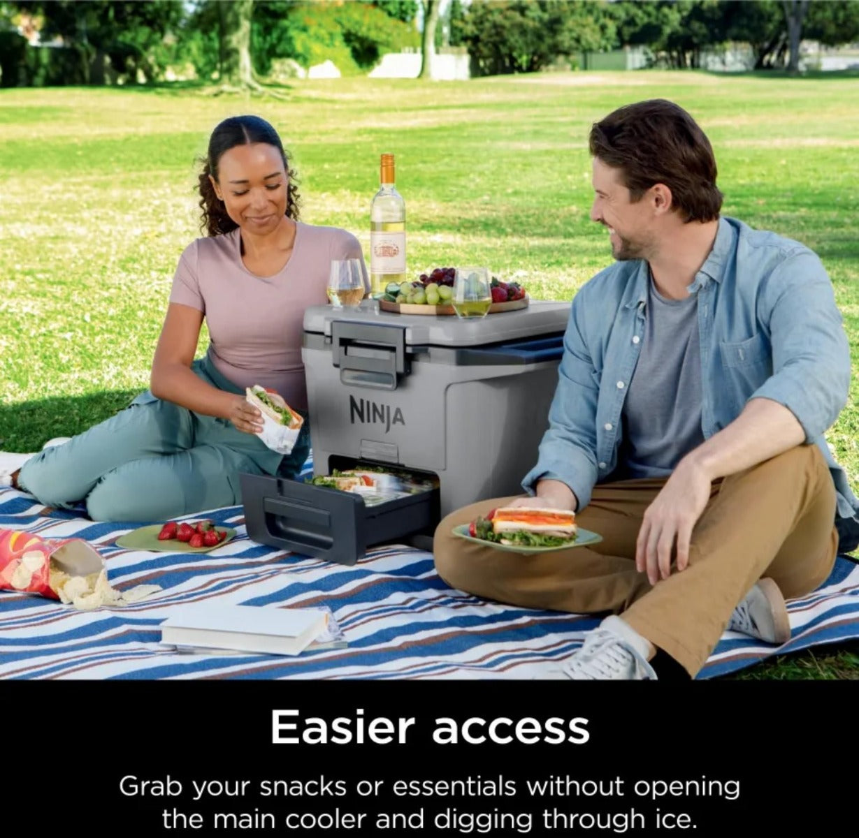 Ninja - Frostvault 28L Cooler Slate - Grey - Wholesales Supply