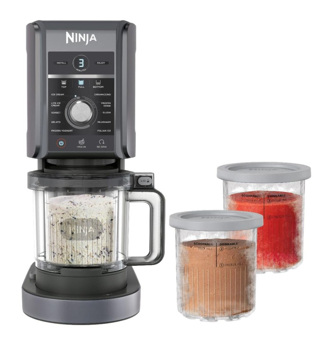 Ninja - CREAMi Deluxe 11-in-1 Ice Cream and Frozen Treat Maker - Wholesales Supply