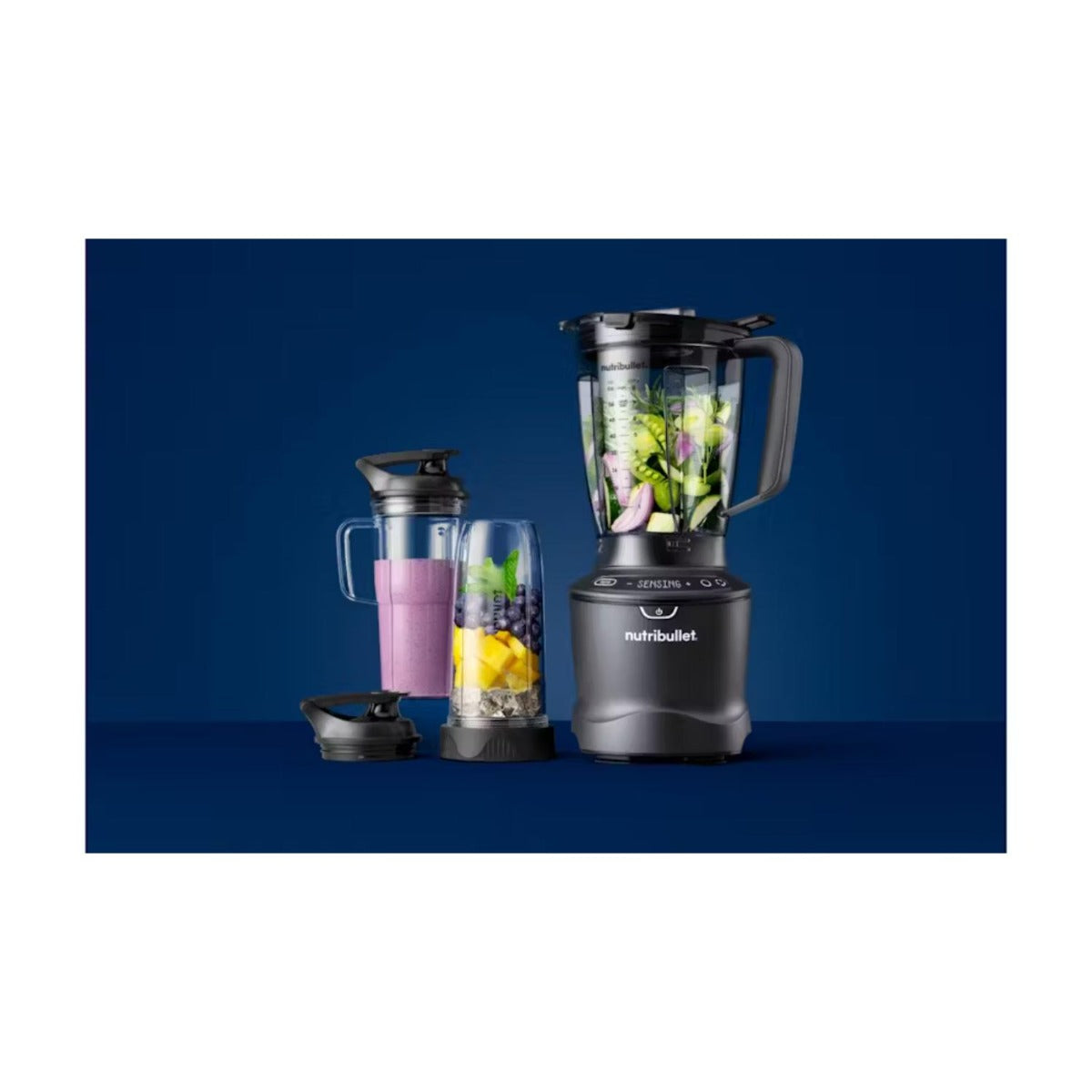 Nutribullet - 1500W Smartsense Blender Combo - Black - Wholesales Supply