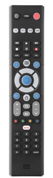 ONEFORALL - 4 Device Universal Remote Control - Wholesales Supply