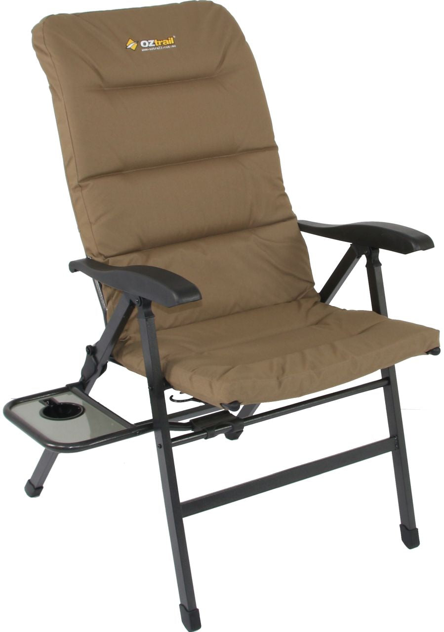 Oztrail - Emperor 8 Position Recliner Chair - Beige - Wholesales Supply