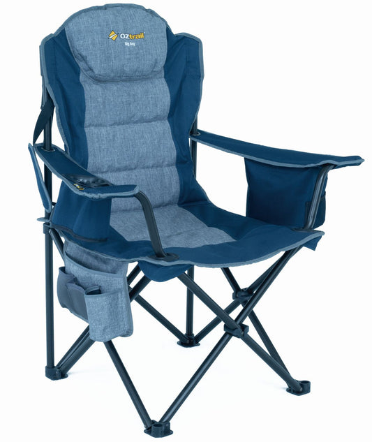 Oztrail - Big Boy Arm Chair - Blue - Wholesales Supply