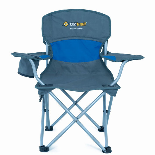 Oztrail - Deluxe Junior Chair (Blue) - Wholesales Supply