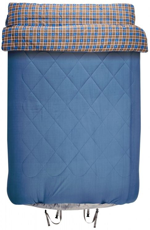 OzTrail - Outback Comforter Sleeping Bag (Queen Size) - Blue - Wholesales Supply