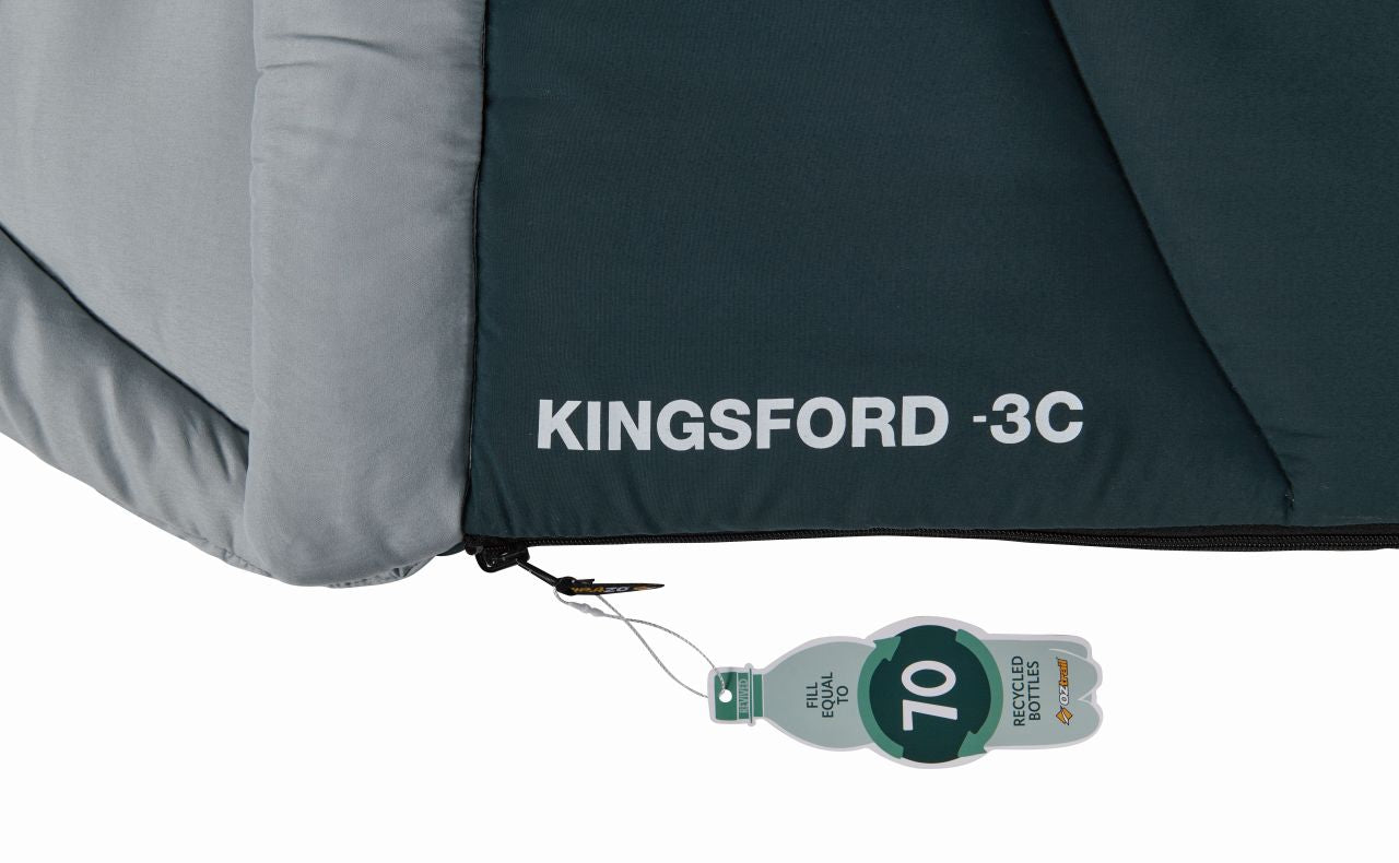 Oztrail - Kingsford Sleeping Bag -3C - Wholesales Supply