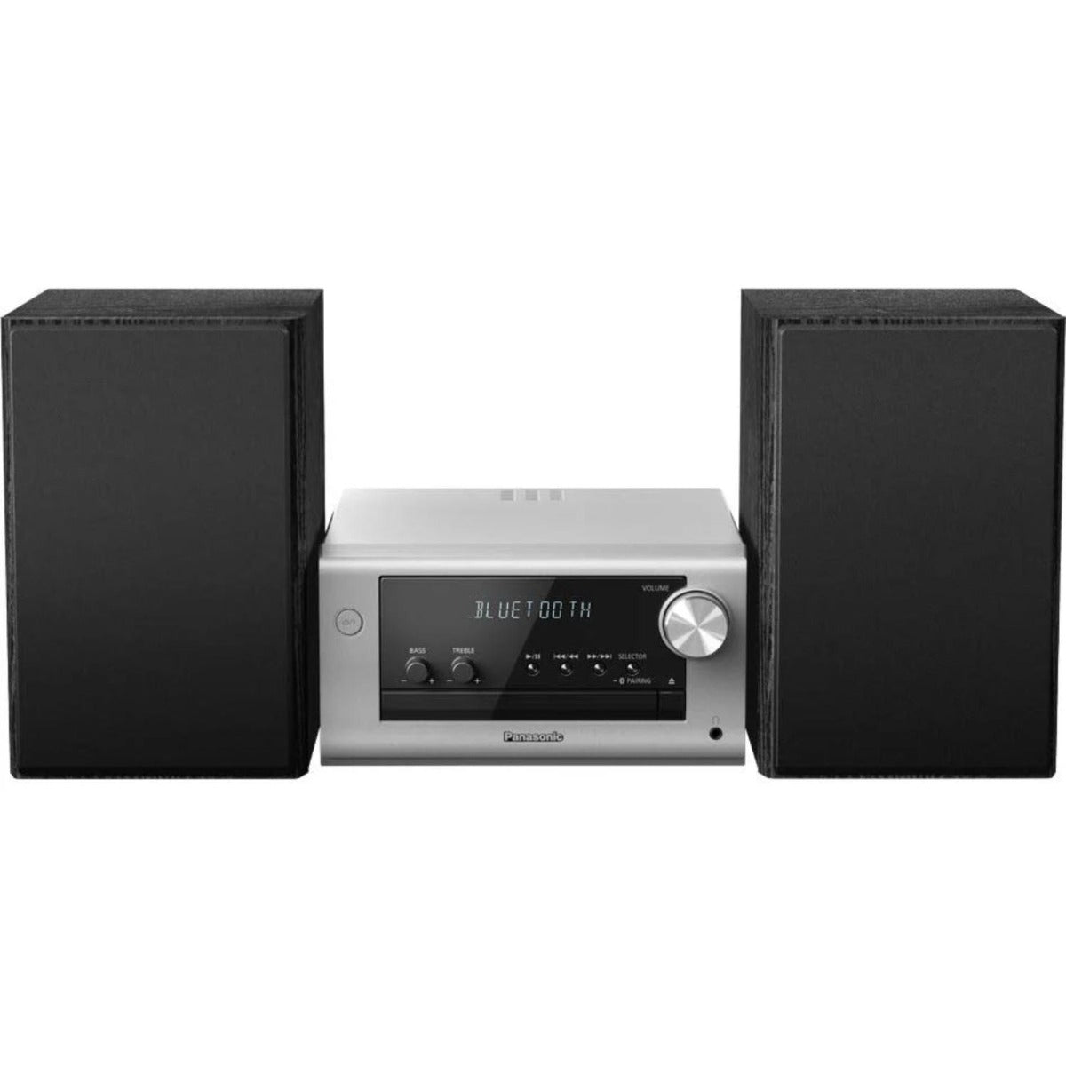 Panasonic - 80W CD Micro System w Radio, CD & Bluetooth - Silver - Wholesales Supply