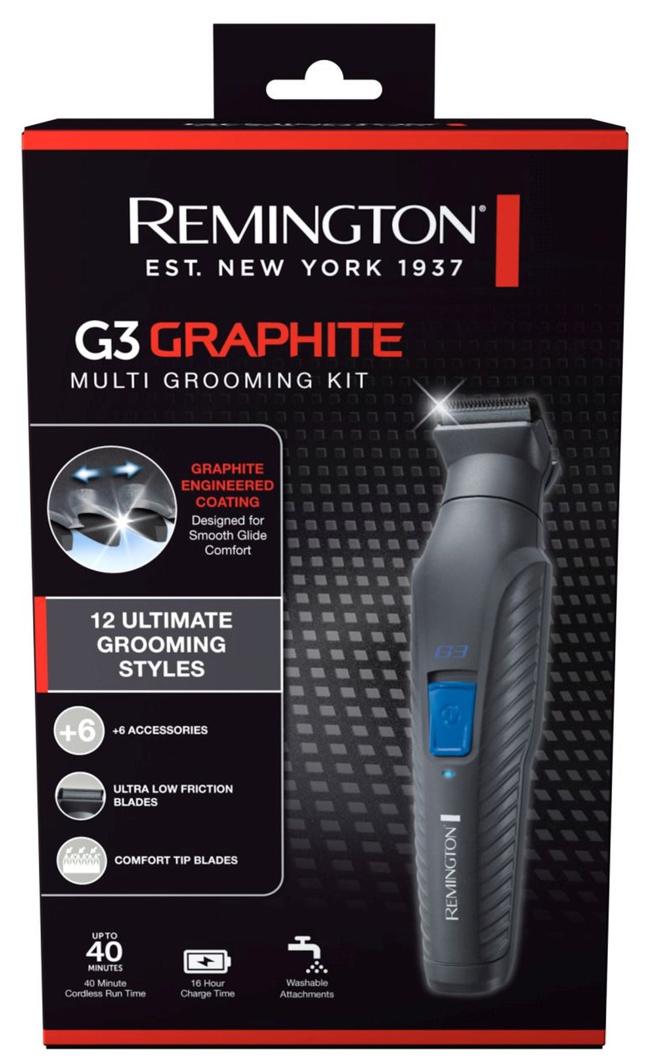 Remington - G3 Graphite SeriesMulti Grooming Kit - Wholesales Supply