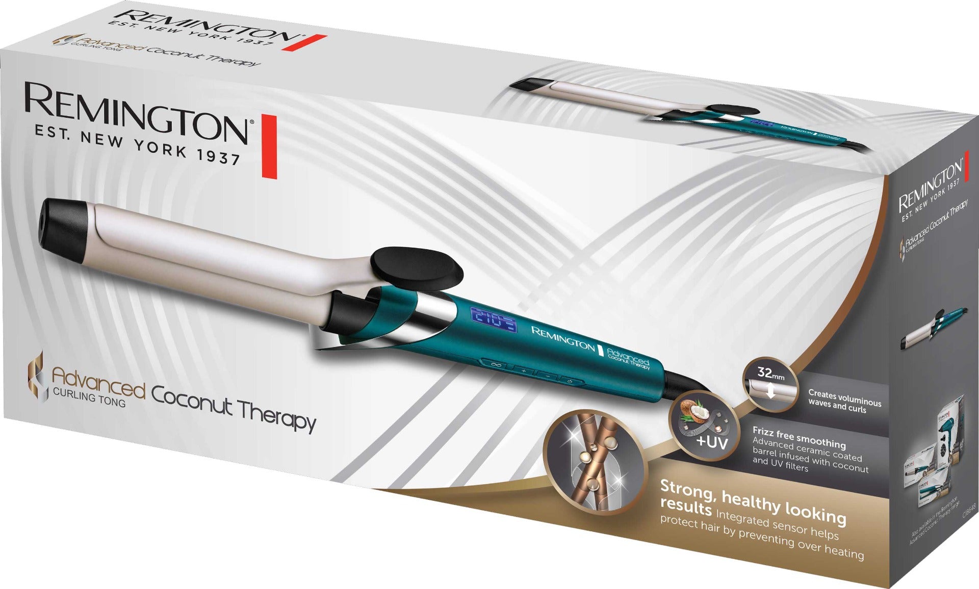 Remington - Advanced Coconut Therapy Curling Tong - Wholesales Supply