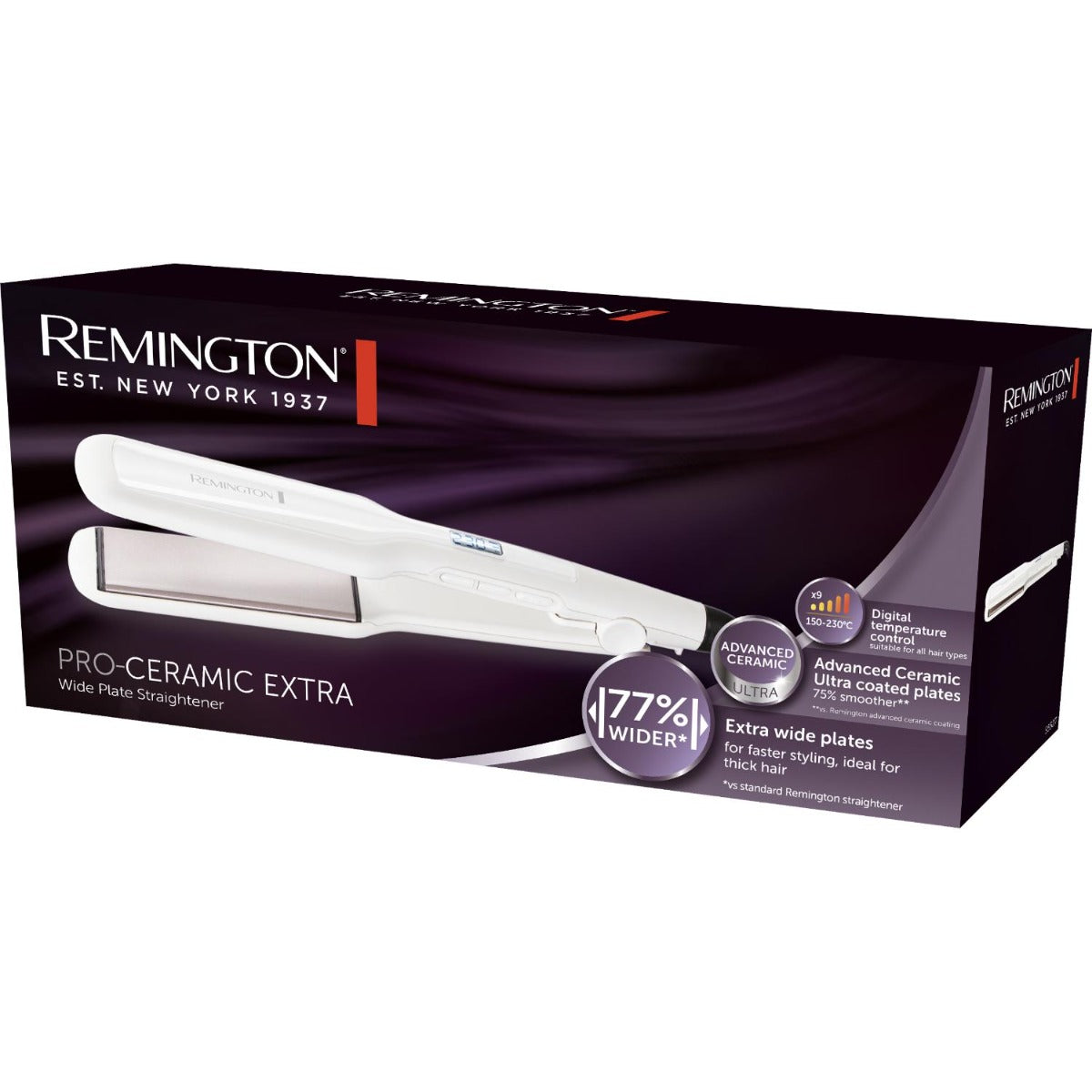 Remington - Pro-Ceramic Extra Wide Plate Straightener - Wholesales Supply