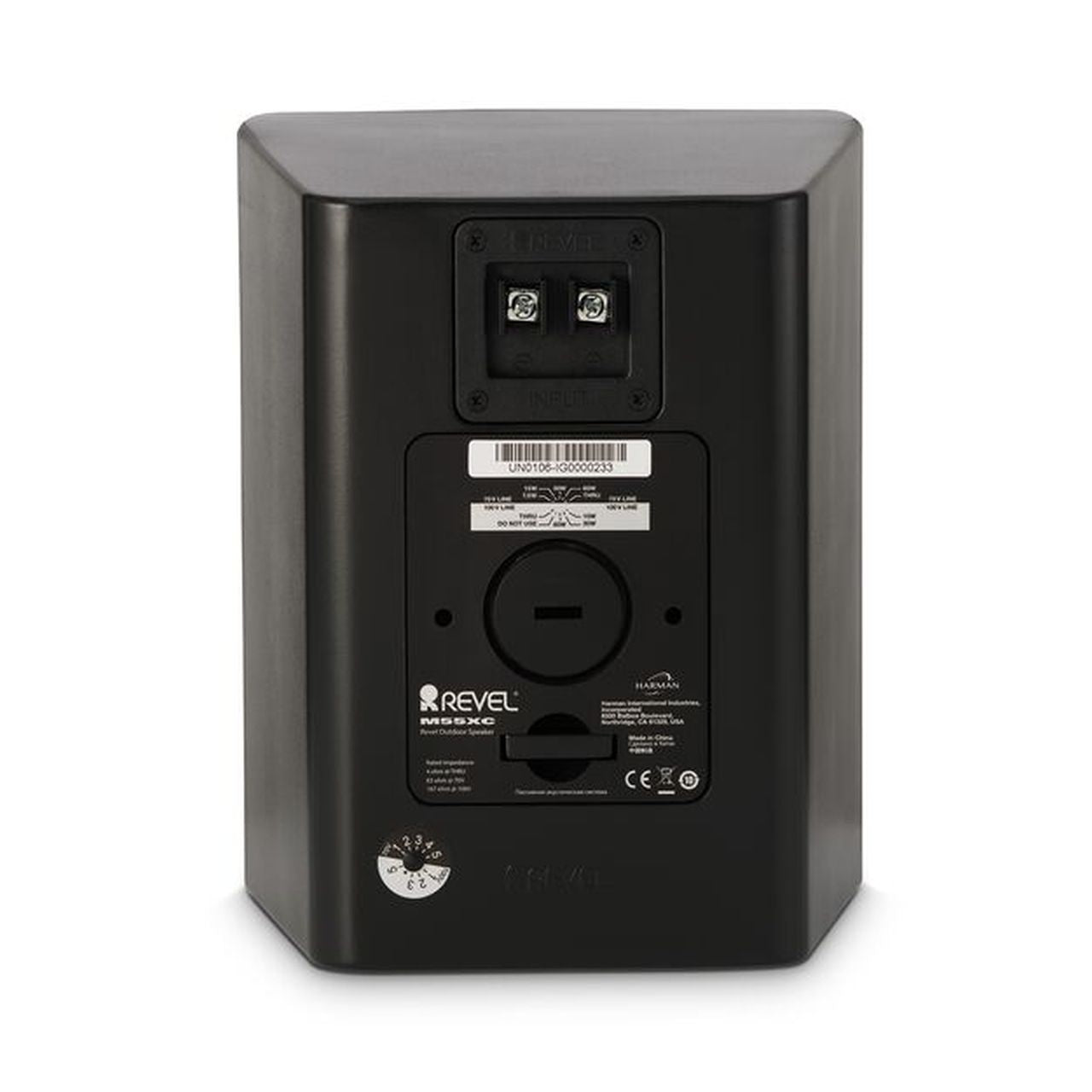 Revel - Pair 5.25" 2 way External Outdoor Wall Mounted Speaker - Black - Wholesales Supply