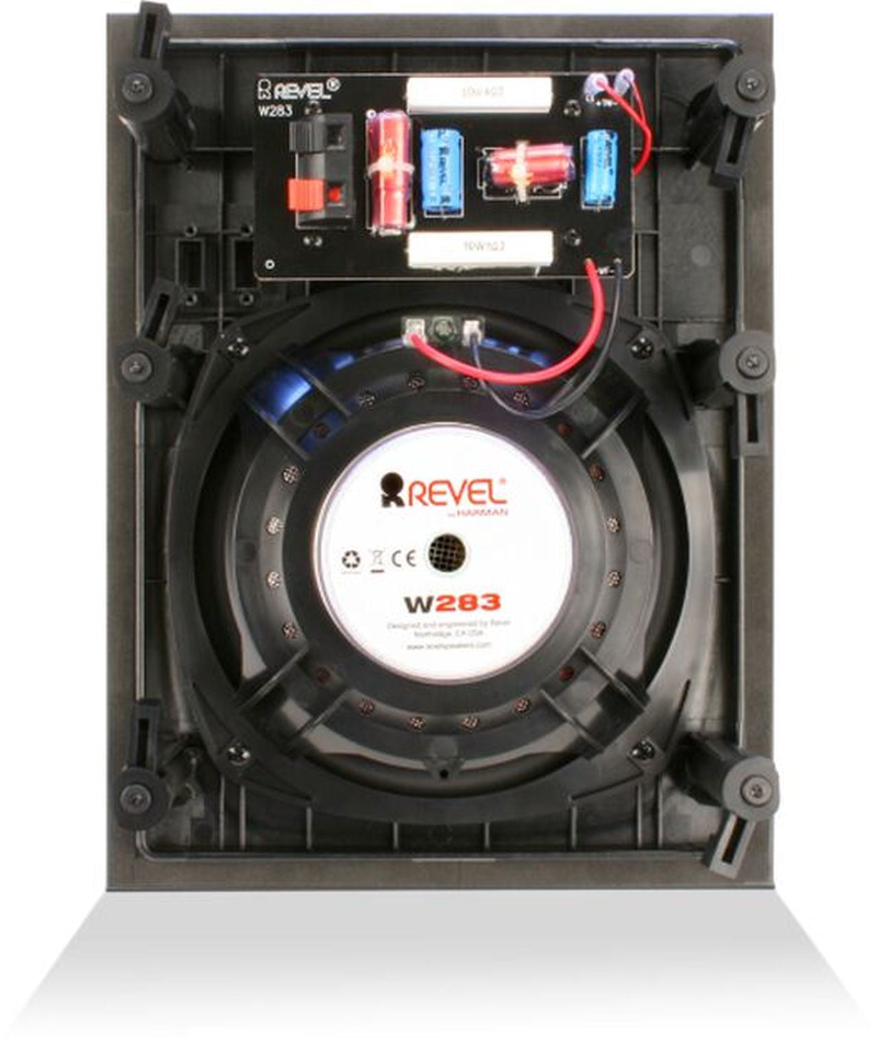 Revel - 8" 2 way Aluminium Cone In Wall Speaker - Wholesales Supply