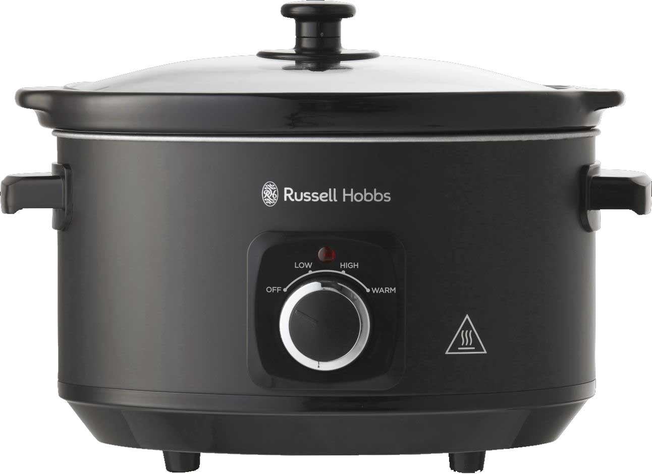 Russell Hobbs - 4L Slow Cooker - Matte Black - Wholesales Supply