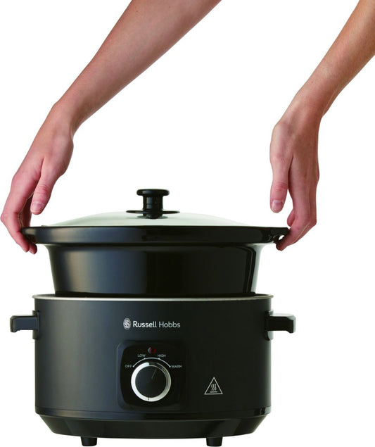 Russell Hobbs - 4L Slow Cooker - Matte Black - Wholesales Supply