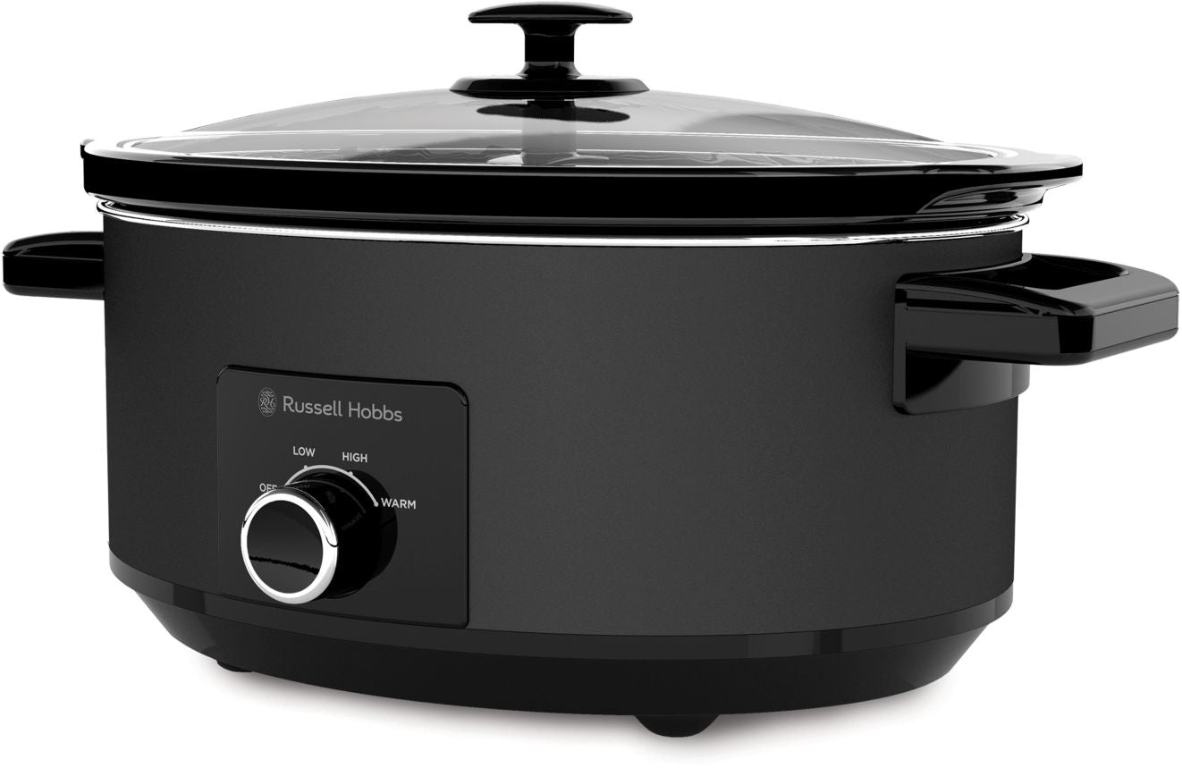 Russell Hobbs - 7L Slow Cooker - Matte Black - Wholesales Supply