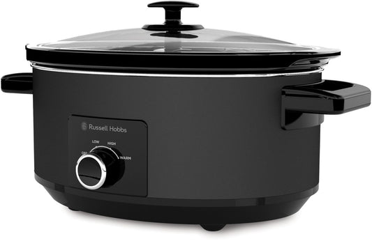 Russell Hobbs - 7L Slow Cooker - Matte Black - Wholesales Supply