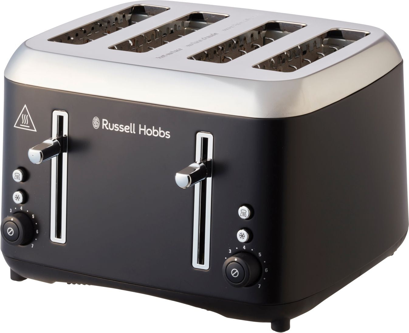 Russell Hobbs - Addison 4 Slice Toaster - Matte Black - Wholesales Supply