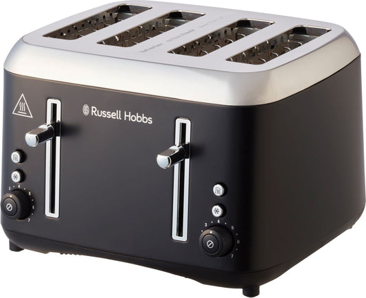 Russell Hobbs - Addison 4 Slice Toaster - Matte Black - Wholesales Supply