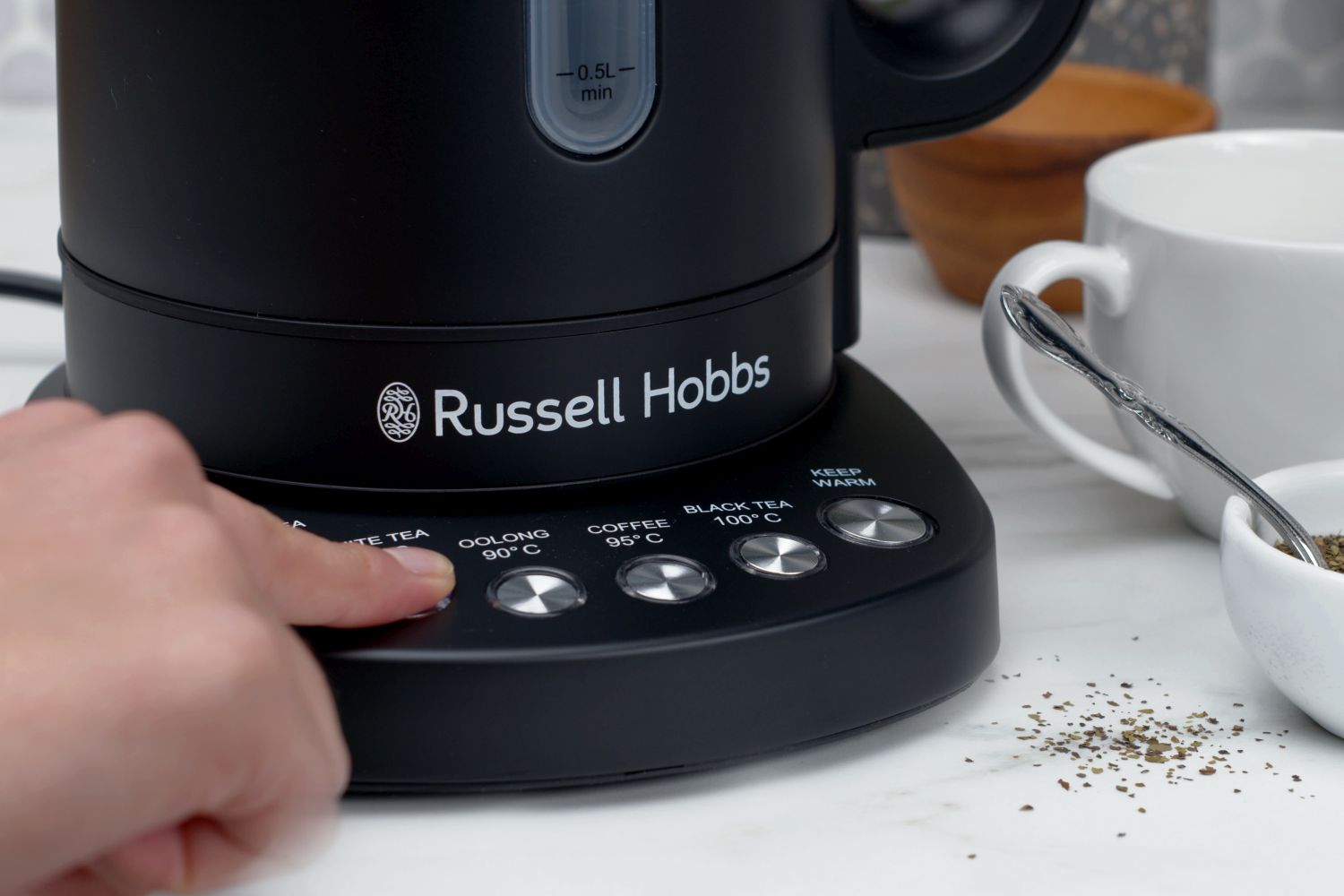 Russell Hobbs - Addison Digital Kettle - Matte Black - Wholesales Supply