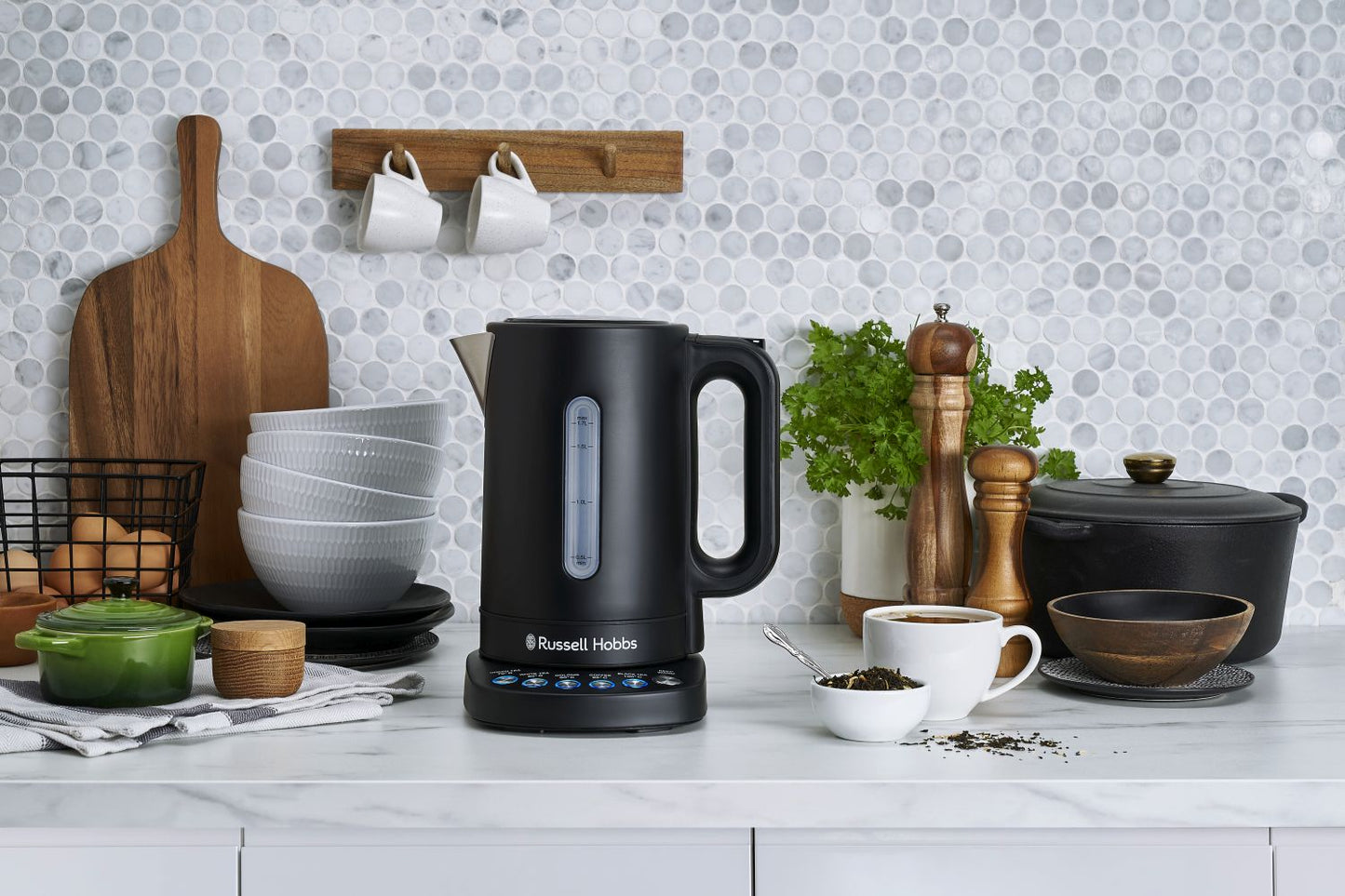 Russell Hobbs - Addison Digital Kettle - Matte Black - Wholesales Supply
