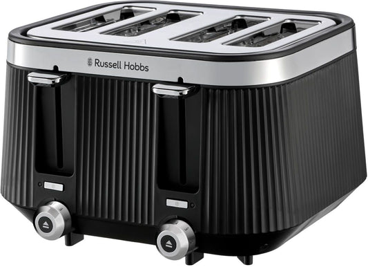 Russell Hobbs - Bronte 4 Slice Toaster - Black - Wholesales Supply