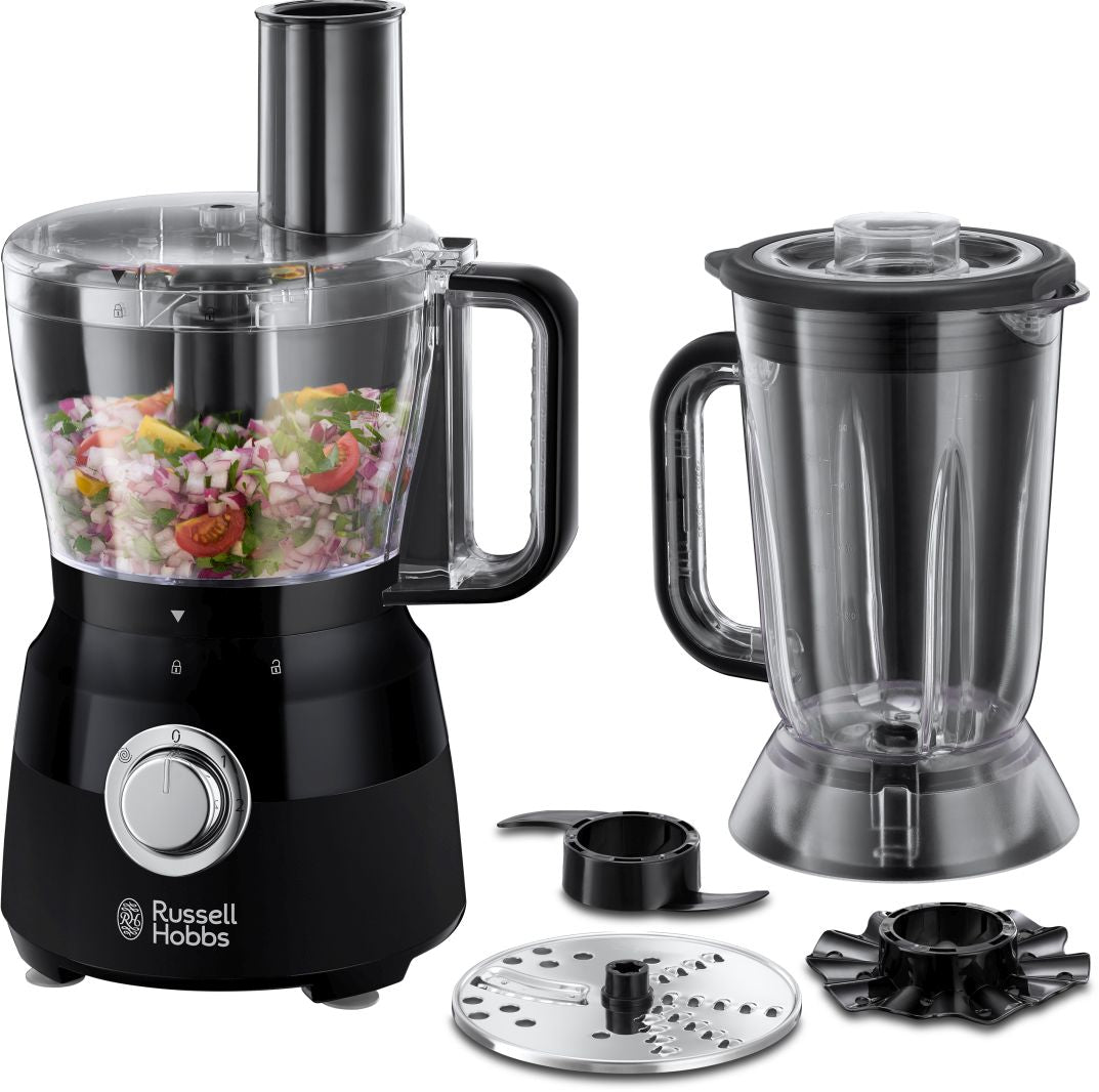 Russell Hobbs - Desire Food Processor - Matte Black - Wholesales Supply