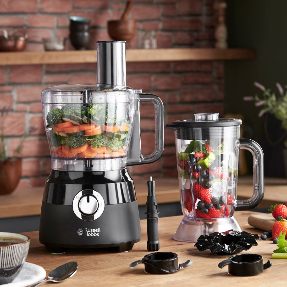 Russell Hobbs - Desire Food Processor - Matte Black - Wholesales Supply